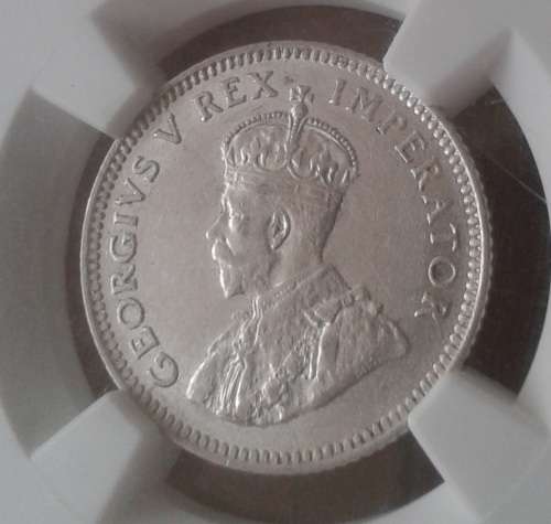 High grade 1932 union silver sixpence NGC AU55 (Almost Uncirculated)