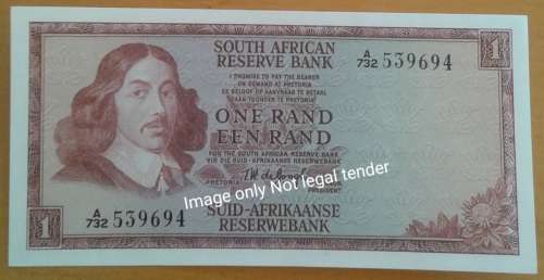 Nice 1972 Crisp uncirculated R1 note
