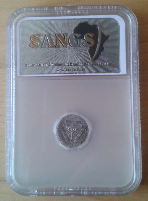 Nice 1929 union silver tickey SANGS AU50