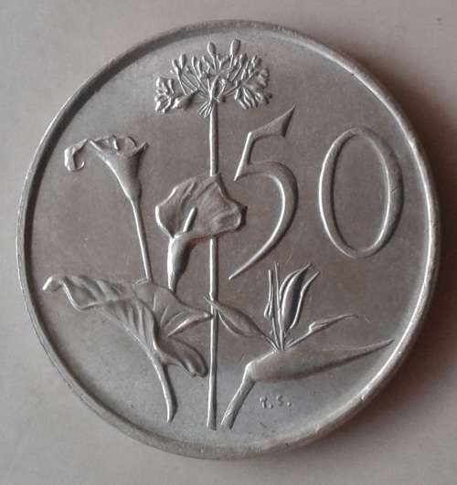 1990 Uncirculated nickel 50c