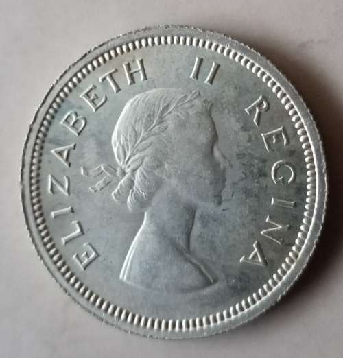 Nice 1959 union silver uncirculated shilling