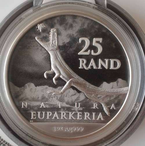 2019 Uncirculated 1oz silver R25 (Rise of the dinosaurs- Euparkeria)