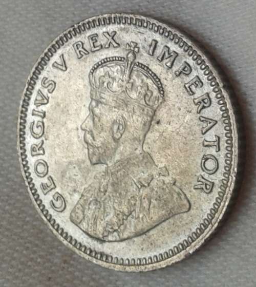 High grade 1927 union silver sixpence in XF