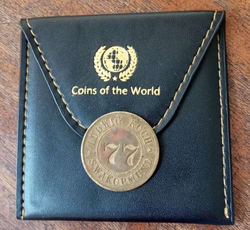 Rare Ludwig Koch Swakopmund- German Southwest Africa token set numbered 77/78 WOW!