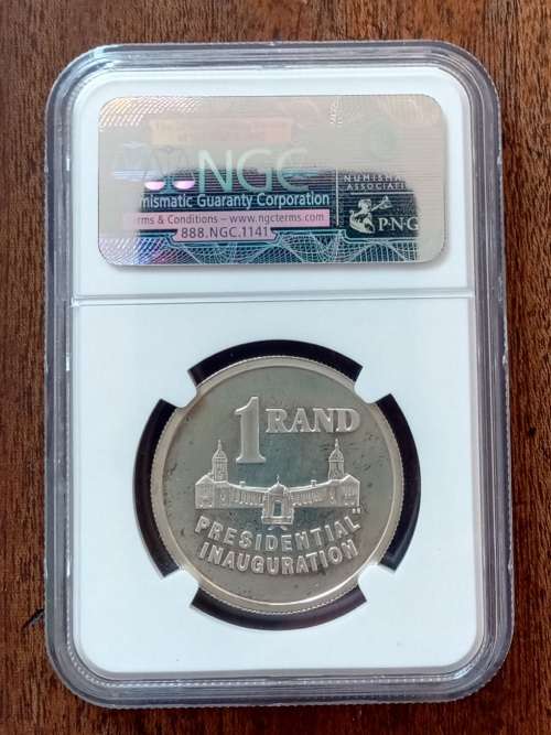1994 Presidential Inauguration silver R1 NGC PF65 Ultra Cameo