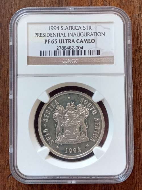 1994 Presidential Inauguration silver R1 NGC PF65 Ultra Cameo