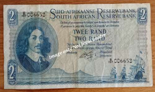 G.Rissik 1962 large old R2 note (low number)