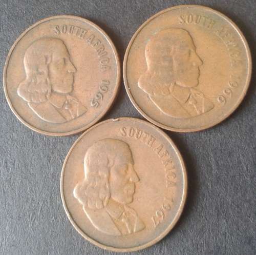 1965,66,67 2c Set as per images