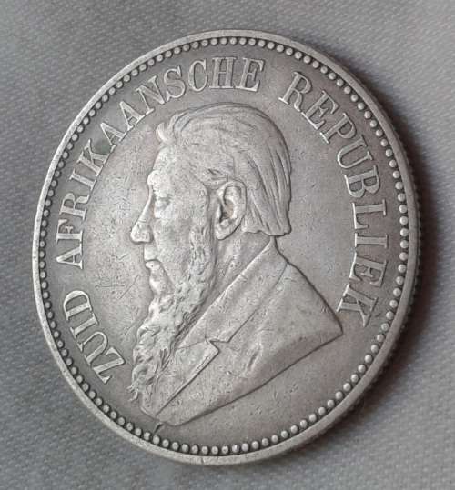 Scarce 1892 ZAR Kruger silver 2 1/2 Shillings in VF