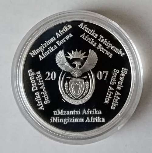 2007 International Polar year proof 1oz silver R2 in case with c.o.a