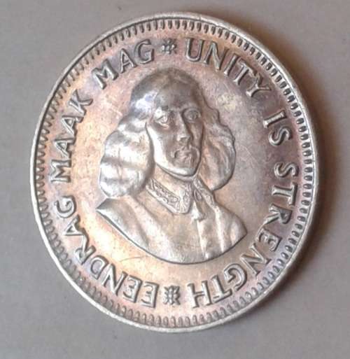 Brilliant uncirculated 1961 silver 2 1/2c