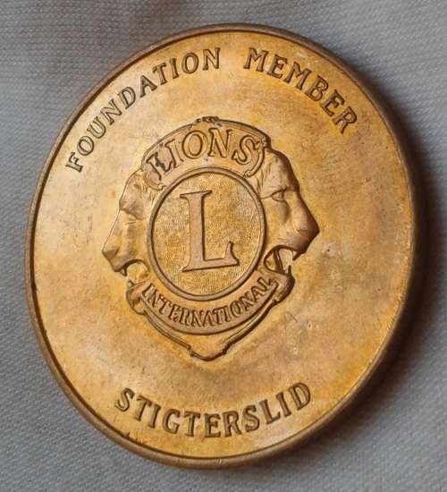 Lions International foundation medal (Flight for life)