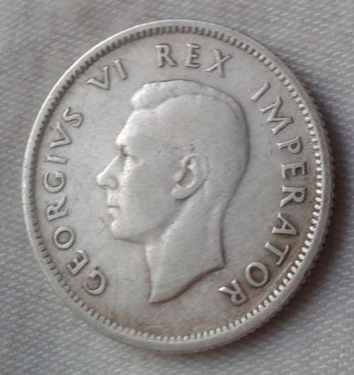 Nice 1943 union silver shilling