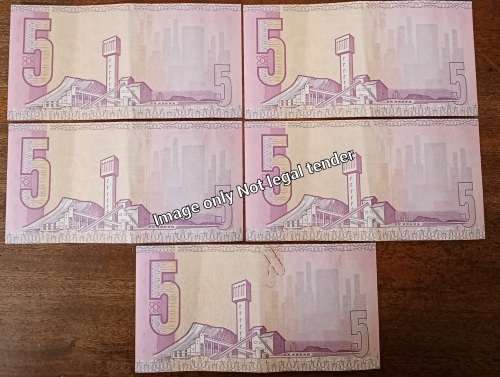 Lot of x5 C.L Stals 1990 sequential R5 notes
