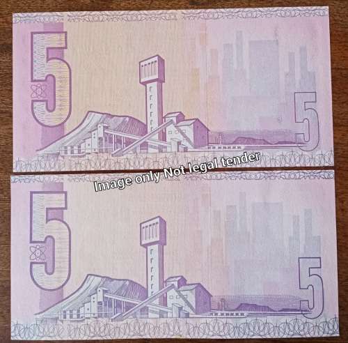 1990/1980s R5 note set in high grade