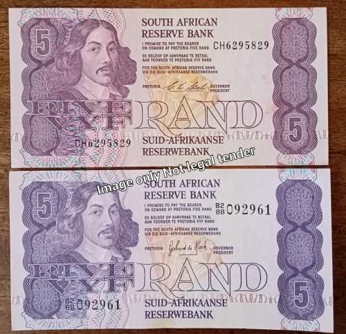 1990/1980s R5 note set in high grade