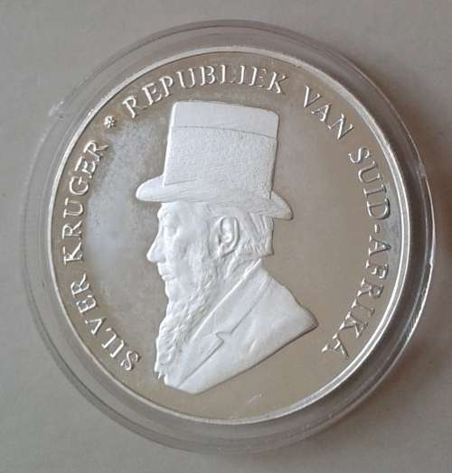 1910-2010 Parliament 1oz proof pure silver Kruger medal in case