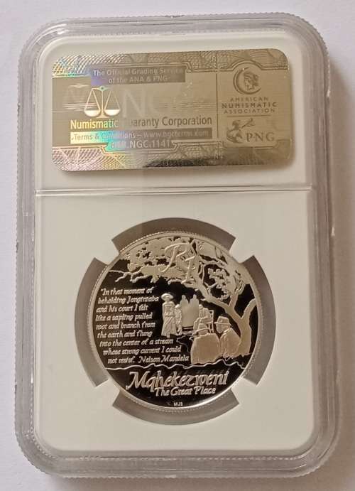 2013 Mandela proof silver R1 NGC PF69 Ultra Cameo