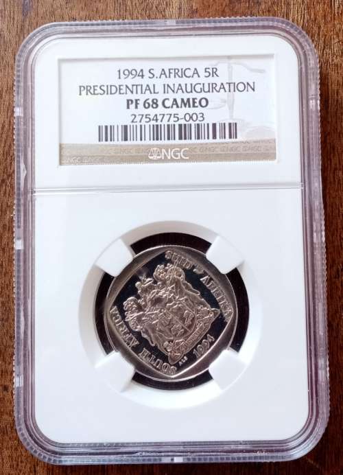 Scarcer 1994 Inauguration R5 NGC PF68 Cameo (Not Ultra Cameo)