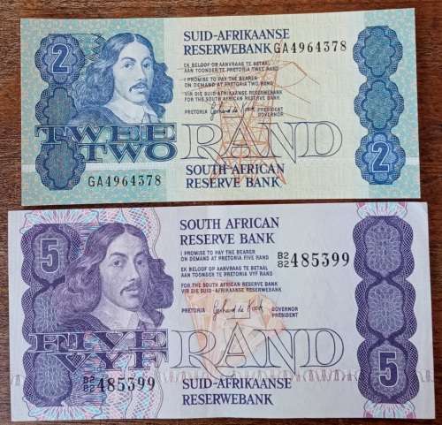 1980s R2 and R5 note set