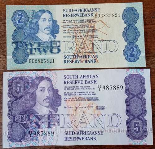1980s R2 and R5 note set