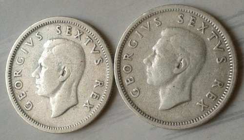 1948 Union silver sixpence as per images
