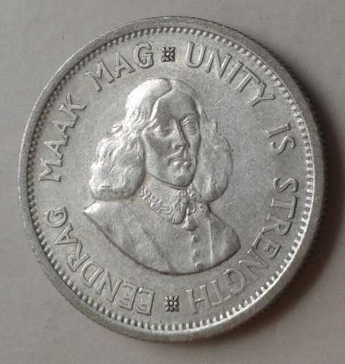 1964 van Riebeeck silver 10c as per images
