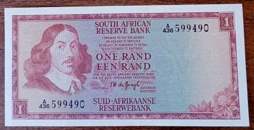 1967 T.W de Jongh larger type R1 (uncirculated)