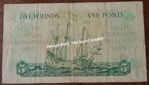 1950 M.H de Kock 5 Pounds note