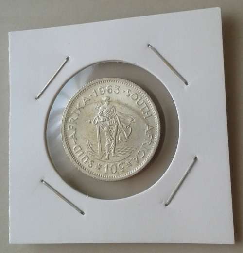 1963 Republic uncirculated silver 10c