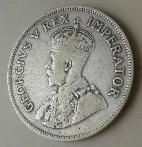 Scarce 1933 union silver 2 1/2 Shillings in F+