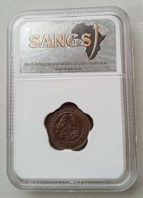 Scarcer 1924 union 1/4 penny SANGS AU53