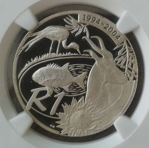 Nice 2004 Democracy silver R1 NGC PF68 Ultra Cameo