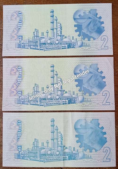 Lot of x3 GPC de Kock 1980s R2 notes