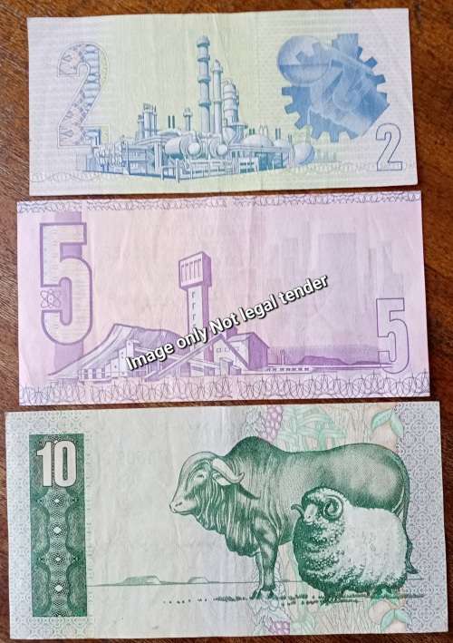 1980s R2/R5 and R10 note set