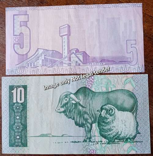 1980s R5 and R10 note set