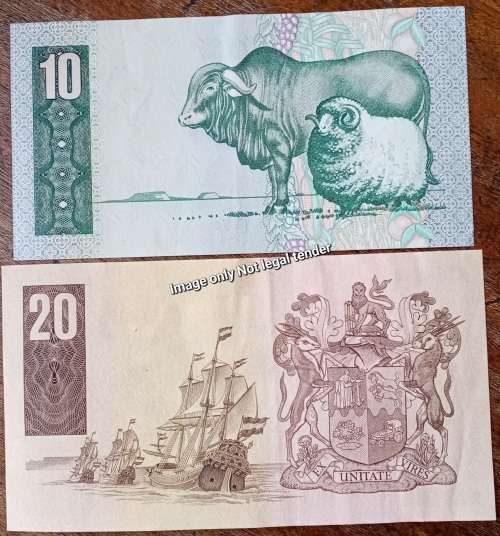 Nice 1980s R10 and R20 note set