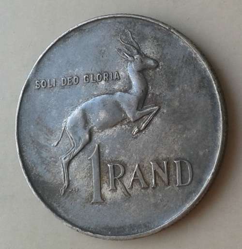 1966 Afrikaans toned silver R1