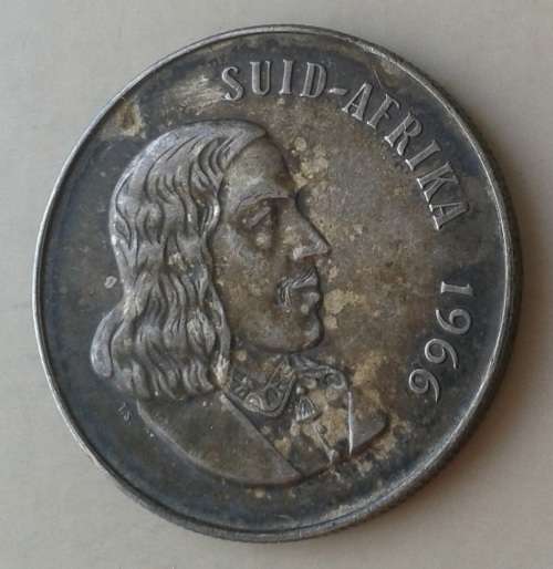 1966 Afrikaans toned silver R1