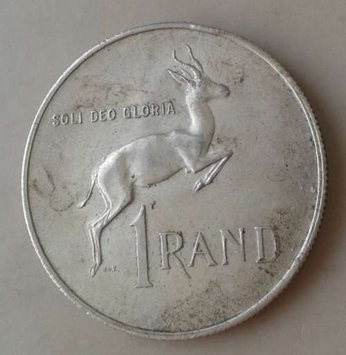 1967 Afrikaans silver R1.
