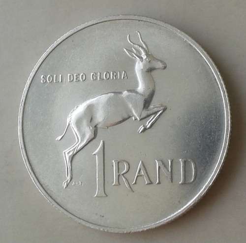 Nice 1967 Afrikaans silver R1