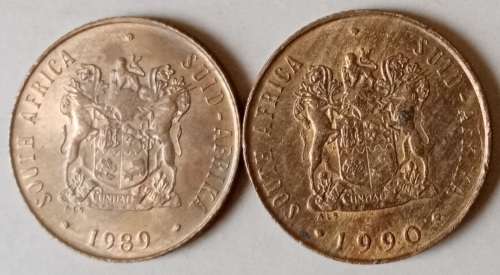1989 and 1990 Republic 2c set