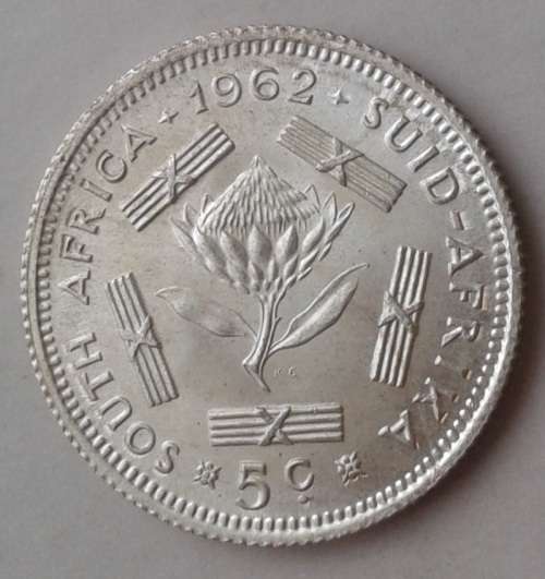 Nice 1962 uncirculated silver 5c