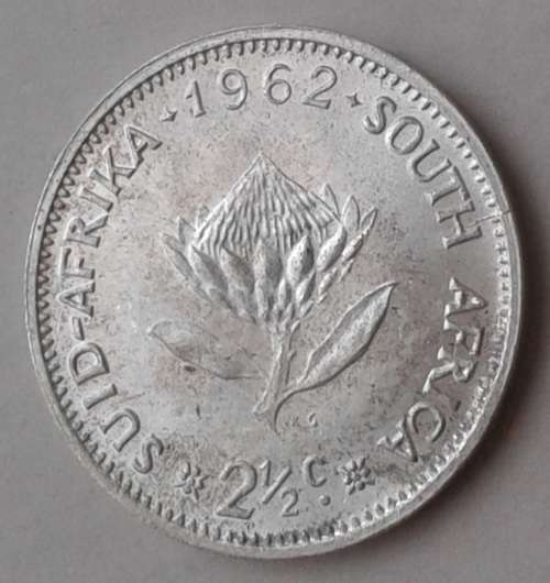 Rare 1962 uncirculated silver 2 1/2c (low mintage)