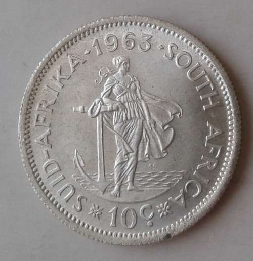 Uncirculated 1963 republic silver 10c