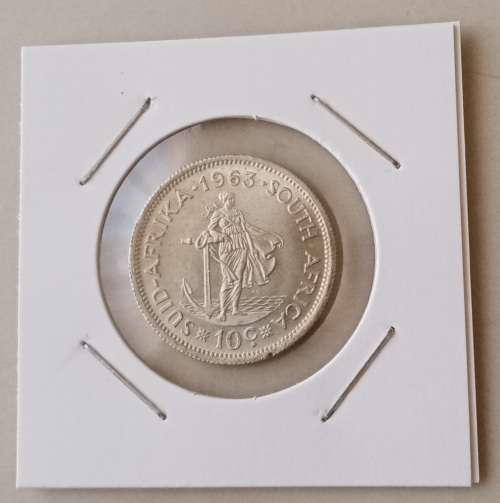 Uncirculated 1963 republic silver 10c
