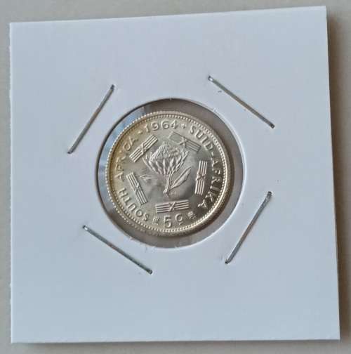 Uncirculated 1964 republic silver 5c.