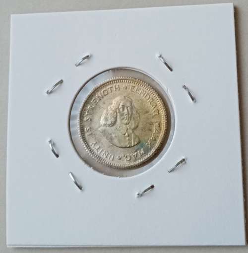 Uncirculated 1964 republic silver 5c.