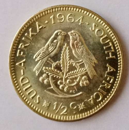 Nice 1964 republic 1/2c in lustrous proof