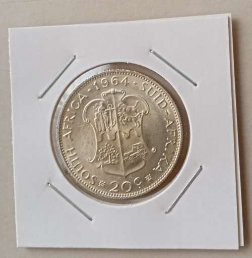 Nice 1964 Republic uncirculated silver 20c